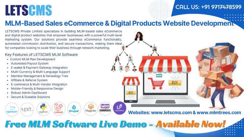 Best MLM-Based Sales eCommerce & Digital Products Website Development in the USA   รูปที่ 1