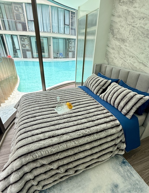 Live in comfort  and safe -3BR Poolside Condo at Fynn Asok  low rise ready to move in  รูปที่ 1