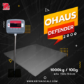 เครื่องชั่งน้ำหนักแบบตั้งพื้น1000kgละเอียด100g OHAUS 2000 Series แท่นขนาด150x150cm