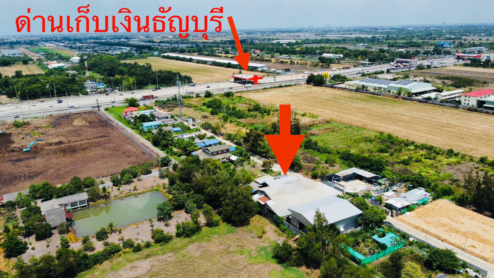 ขายด่วน โกดัง ลำลูกกา ติดถนนมอเตอร์เวย์  รูปที่ 6