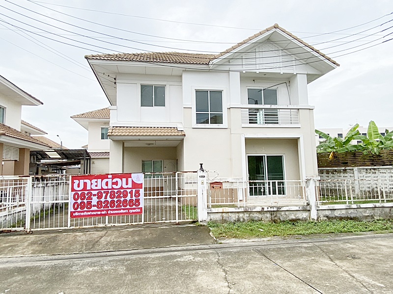 ขายบ้านเดี่ยว โครงการ Lanceo Ramintra - Watcharapol บ้านหัวมุม ใกล้ทางด่วน รูปที่ 1