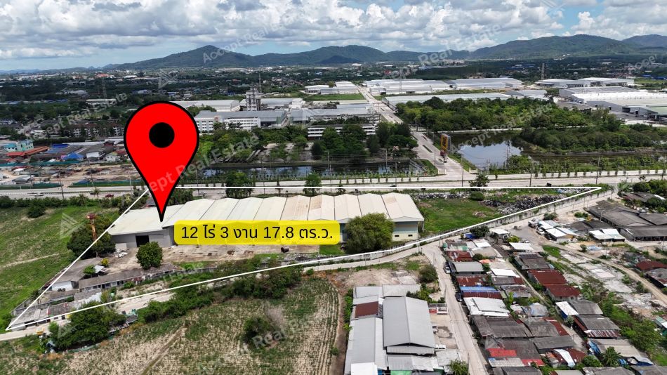 ขาย/ปล่อยเช่า โกดัง มาบตาพุด ระยอง พื้นที่ 12-3-17.8 ไร่ รูปที่ 1