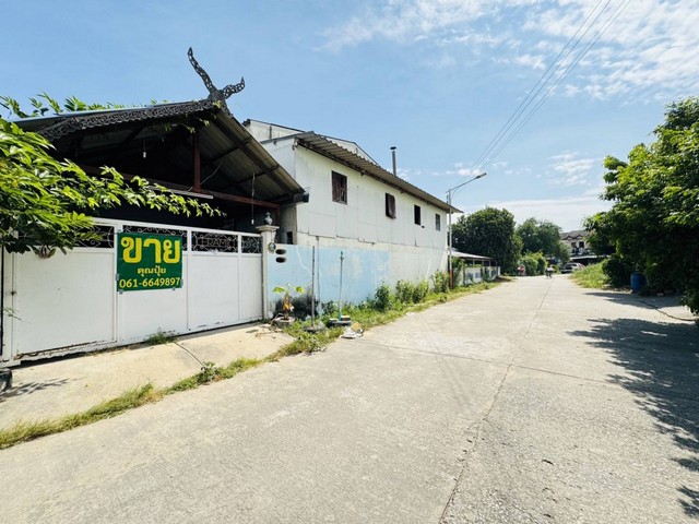 ขายที่ดินพร้อมสิ่งปลูกสร้าง 218 ตร.วา หลังหมู่บ้านอ่างทองธานี อ.กระทุ่มแบน จ.สมุทรสาคร รูปที่ 1