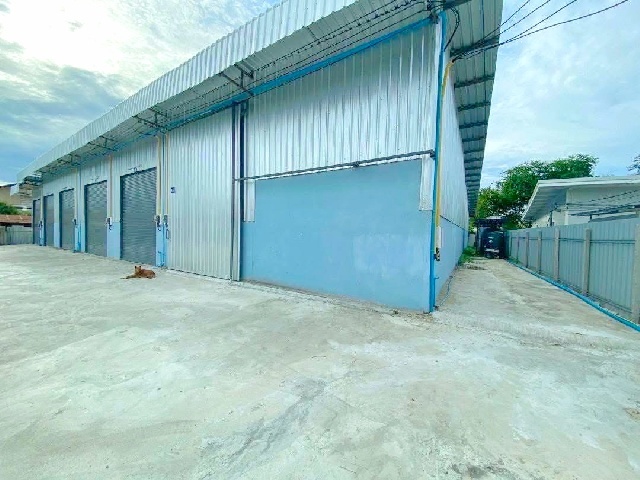รร.ทานตะวันไตรภาษา 2.6 กม.ถูกกว่า 90 บาทต่อตรม. บางน้ำจืด แคราย ให้เช่าโกดังใหม่ สมุทรสาคร 300 ตร.ม. ทำเลดี พระราม 2 น้ำ บางบอน5  รูปที่ 1
