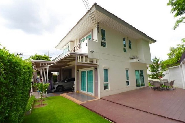 ให้เช่าบ้านเดี่ยว 2 ชั้น แปลงมุม ติดถนนใหญ่ โครงการ ศุภาลัยเบลล่า หางดง  รูปที่ 1