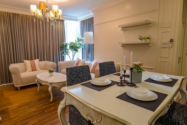 Le Luk Condominium beautiful view spacious quiet 9th floor BTS Phra Khanong รูปที่ 1