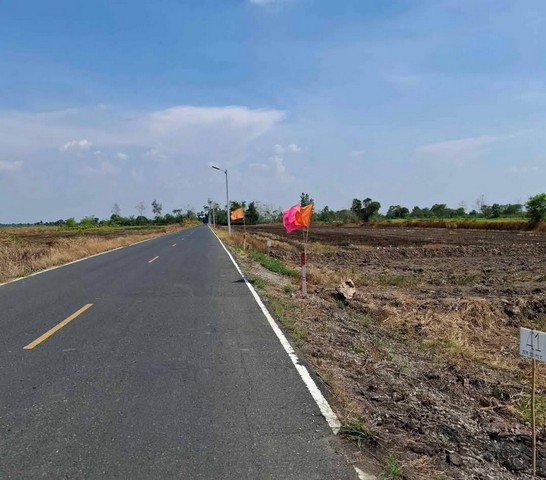 ที่ดินสวยคลอง24 องครักษ์ ติดถนนลาดยาง 200 ตรว. เพียง 6.9 แสน เท่านั้น รูปที่ 1