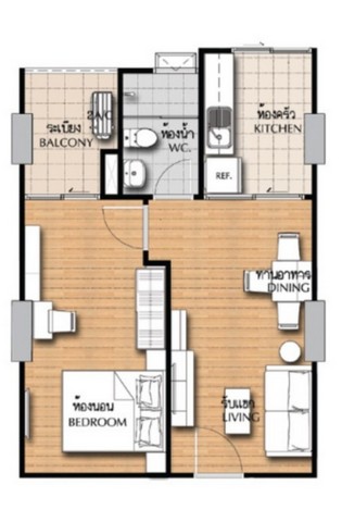 condominium ศุภาลัย วิสต้า ห้าแยกปากเกร็ด 1นอน ขนาด = 47 ตาราง.เมตร 2000000 -   จัดหนักจัดเต็ม อยู่ใกล้รถไฟฟ้า และใกล้ทางด่วน รูปที่ 1