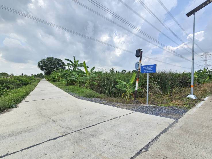 ขายที่ดินเปล่า แปลงสวย ซอยโรงช้อน หนองเสือ ปทุมธานี รูปที่ 1