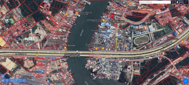ขายที่เปล่าติดแม่น้ำแม่กลอง ที่เปล่าติดถนนราษฎร์ประสิทธิ์ ที่ดินบางจะเกร็งต.บางจะเกร็ง อ.เมือง จ.สมุทรสงคราม รูปที่ 1