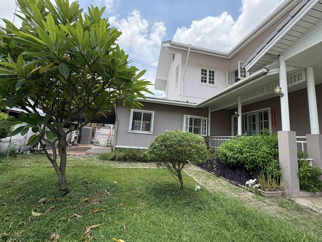 HR2475ขายบ้านเดี่ยว เนื้อที่ 149 ตรว. หลังมุม สวนสวยรอบบ้าน ซอยปุณณวิถี 53 เดินทางสะด รูปที่ 1
