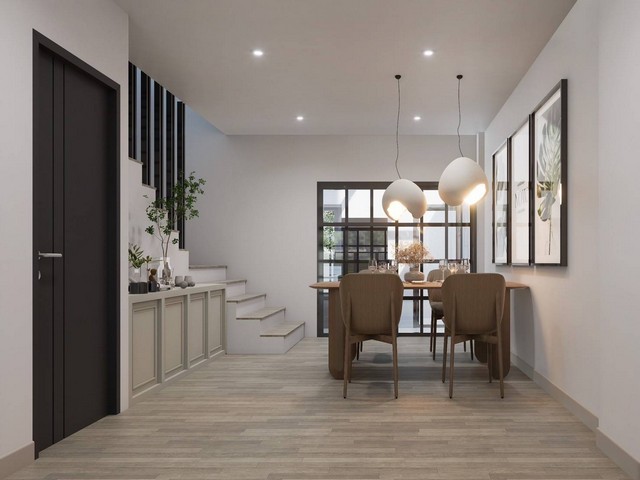 หมู่บ้านสบายวิลเลจ1ภูเก็ต ทาวน์โฮมรีโนเวทใหม่ 19.1วา 2ห้องนอน 2ห้องน้ำ ใกล้เทศบาลกะทู้ รูปที่ 1