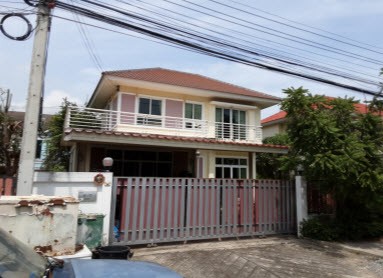 ขายบ้านเดี่ยวมือสอง อำเภอเมืองปทุมธานี จังหวัดปทุมธานี โครงการ มณีรินทร์ เลค แอนด์ พาร์ค รูปที่ 1