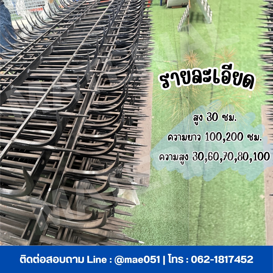 จำหน่ายรั้วศรเหล็กแหลม รูปที่ 1