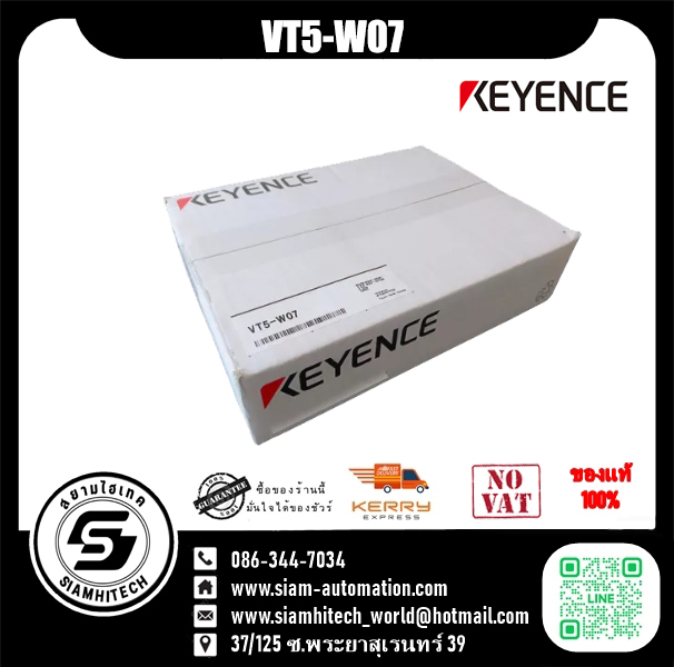 Touch screen Keyence รุ่น VT5-W07 จอทัชสกรีน จอ  รูปที่ 1