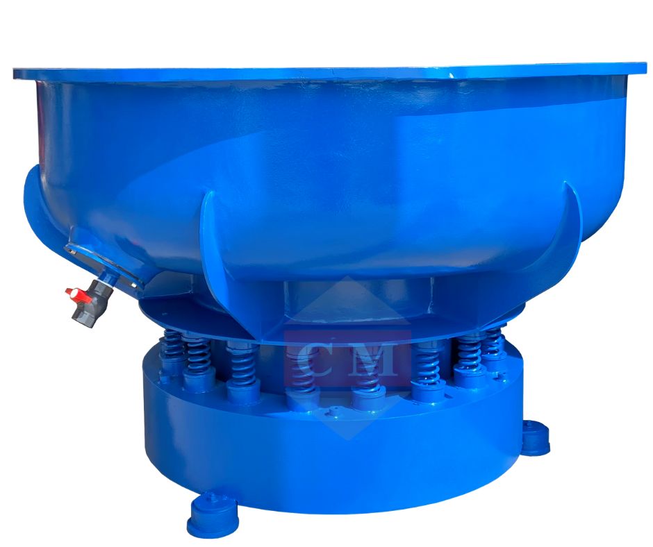   เครื่องขัดผิวโลหะแบบเขย่า (ไม่มีสะพานแยกชิ้นงาน) / Vibratory Finishing Machine รูปที่ 1