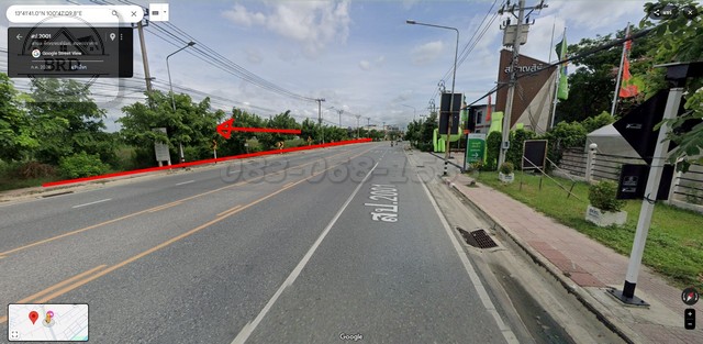 ขายที่ดินทำเลทอง สร้างหมู่บ้าน ติดถนนวัดศรีวารีน้อย ผังสีเหลือง เนื้อที่ 29-2-86.4 ไร่ ขายไร่ละ 13 ล้าน บางเสาธง สมุทรปราการ รูปที่ 1
