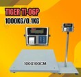 เครื่องชั่งดิจิตอลตั้งพื้นขนาดใหญ่ 1000Kg  แท่นชั่ง100x100cm. ยี่ห้อ TIGER รุ่น TI-06P