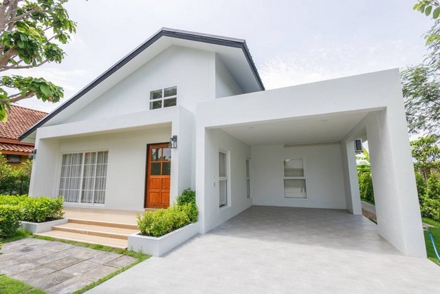 บ้านเดี่ยวชานเมือง สไตล์มินิมอล ใกล้นานาชาติเปรม ห้วยยทราย แม่ริม รูปที่ 1