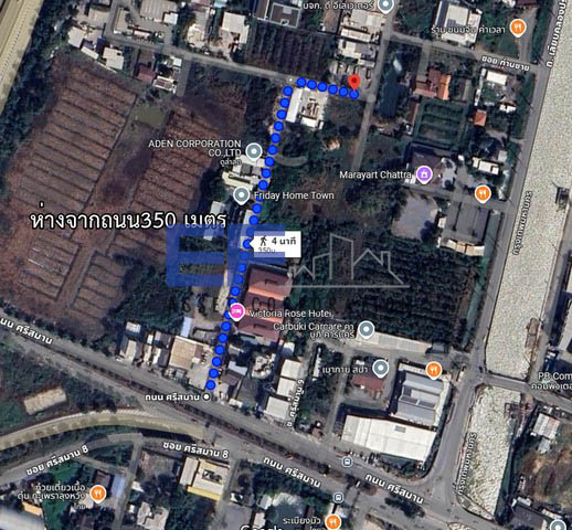 ขายที่ดิน 275 ตร.ว ห่างจากถนน ศรีสมาน เพียง200เมตร รูปที่ 1