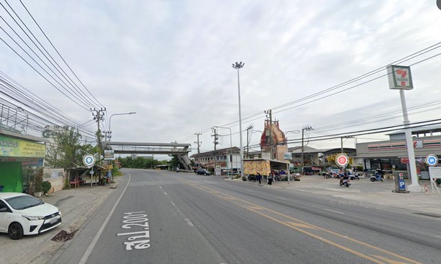 ขายที่ดินเปล่าติดถนนใหญ่เหมาะปลูกสร้างอาคารทำร้านค้าขาย ใกล้แหล่งชุมชน ฝั่งตรงข้ามหน้าวัดศรีวารีน้อย  ใกล้สุวรรณภูมิ รูปที่ 1