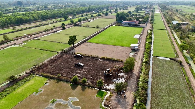 คลอง12 กม.5 หนองเสือ จ.ปทุมธานี 180.5ตรว.420,000 บาท  รูปที่ 1
