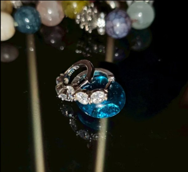ต่างหูเพชร ดีไซน์โดดเด่น งานผีมือละเอียดประณีต - ปุอามี่ Diamond Lap Rama2 (083-2469526) รูปที่ 1