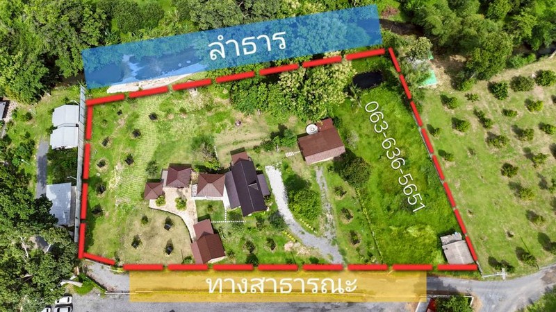 ขายบ้านสวน 2 หลัง ที่ดินติดลำธาร พร้อมที่งอกรวมเกือบไร่ ต.สาริกา อ.เมืองนครนายก มีต้นยางนาร้อยปี ไม่เปลี่ยว อยู่เองก็ได้ทำธุรกิจก็ดี รูปที่ 1