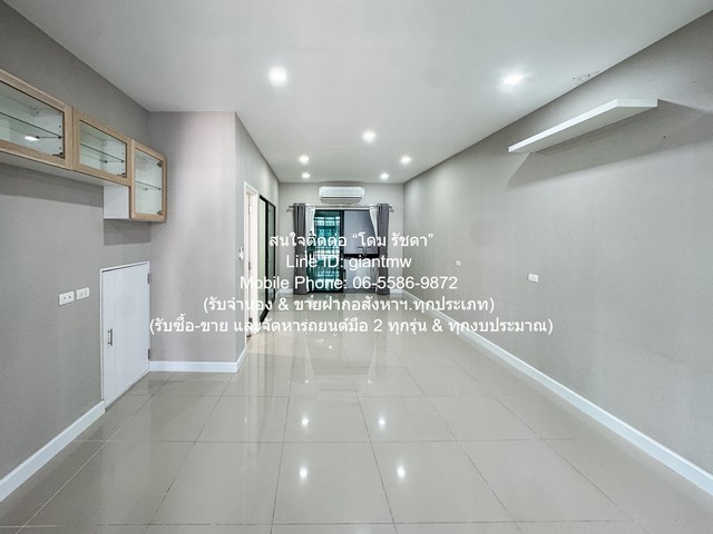 ขายทาวน์โฮม 3 ชั้น รีโนเวทใหม่ ซ.วัชรพล ใกล้ทางด่วน และสถานีรถไฟฟ้า 19.3 ตร.ว. 4 น 3 น้ำ 2 จอดรถ ราคา 4.89 ล้านบาท รูปที่ 1