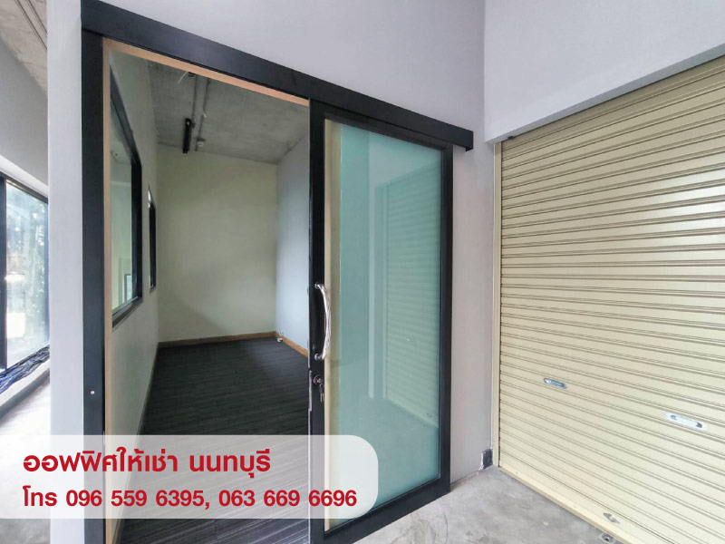 ให้เช่าออฟฟิศ สำนักงานขนาดเล็ก พร้อมห้องเก็บของ นนทบุรี ใกล้ MRT รูปที่ 1
