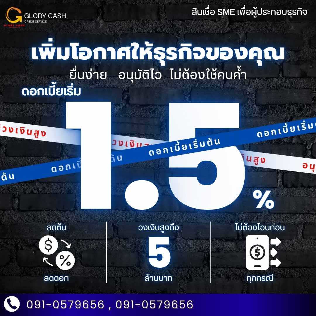 สินเชื่อ เพื่อธุรกิจ อนุมัติทันใจ ต่อยอดไห้ธุรกิจ รูปที่ 1