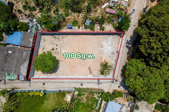 ขายที่ดินเปล่าแปลงสวย 100 ตร.ว หัวหิน จ.ประจวบคีรัขันธ์ ใกล้ทะเลหัวหินเพียง 800m. รูปที่ 1