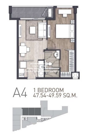 คอนโด Craft Ploenchit คราฟท์ เพลินจิต พ.ท. 50 SQUARE METER 1 BR 8400000 BAHT อยู่สบาย กรุงเทพ รูปที่ 1