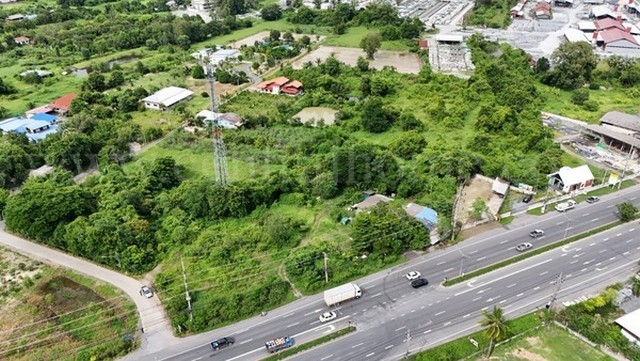 ที่ดินเปล่า 9-1-85 ไร่ ติดถนนสุวรรณศร บ้านนา - นครนายก รูปที่ 1