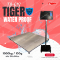 เครื่องชั่งตั้งพื้นขนาดใหญ่กันน้ำ 1ตัน TI-01S ความละเอียด100กรัม  ขนาดแท่นชั่ง 150*150cm ฐานสแตนเลส(หัวไม่กันน้ำ)