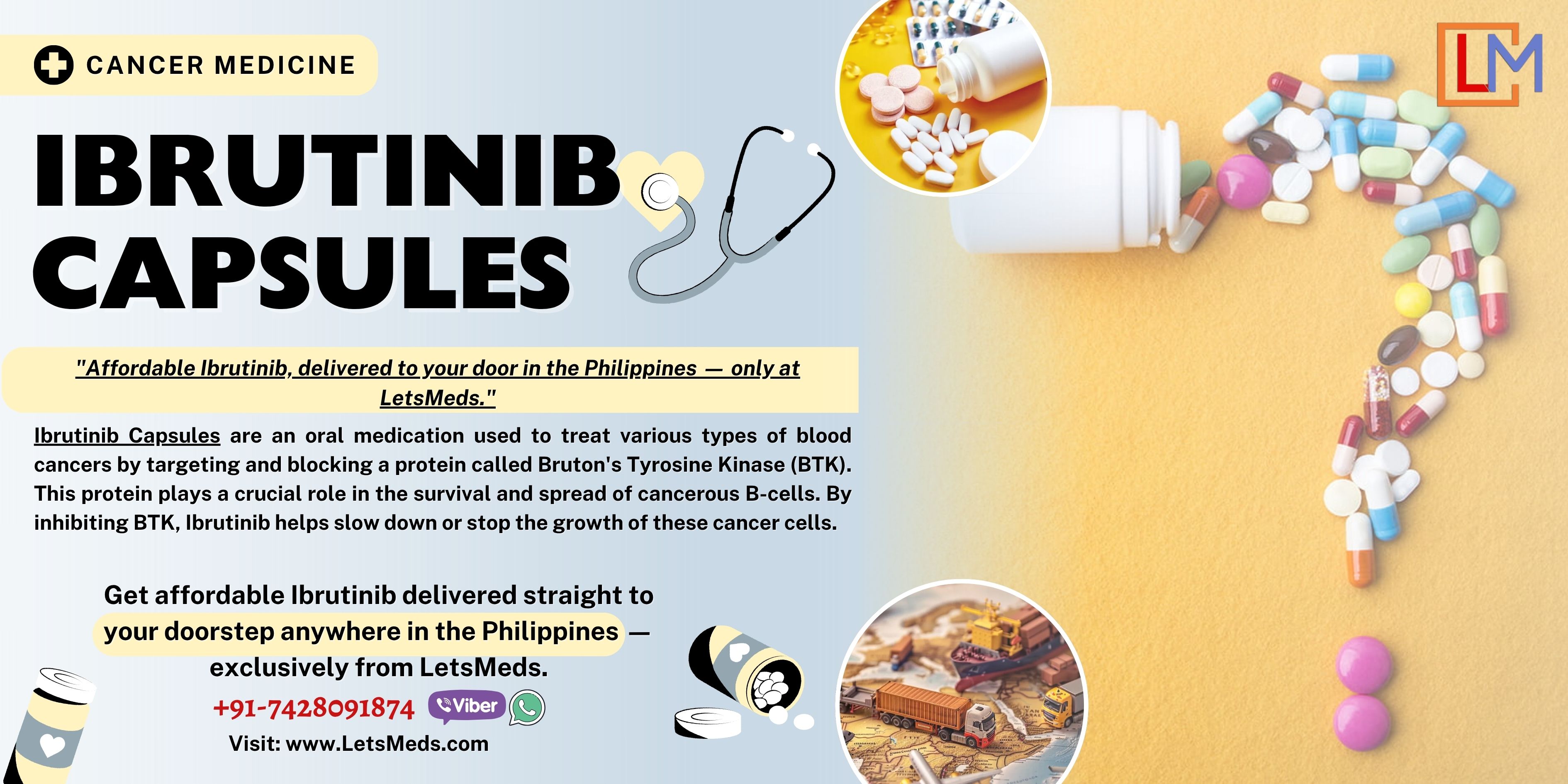 Ibrutinib 140 mg Capsules Price Philippines รูปที่ 1