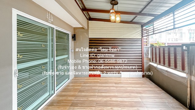 ทาวน์เฮาส์ ขายทาวน์โฮม 2 ชั้น รีโนเวทใหม่ ซ.สายไหม (วัชรพล) ใกล้ทางด่วน และสถานีรถไฟฟ้า 18.6 ตร.ว. 3 น 2 น้ำ 1 จอดรถ ราคา 1.99 ล้านบาท ออกแบบสวยงาม กรุงเทพ รูปที่ 1
