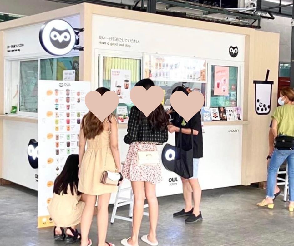 เซ้งร้านอาวน์ ชา - ชานมไข่มุก สาขาพาซิโอพาร์ค กาญจนาภิเษก เพียง 129,000 บ หรือซื้อแค่บูธ รูปที่ 1