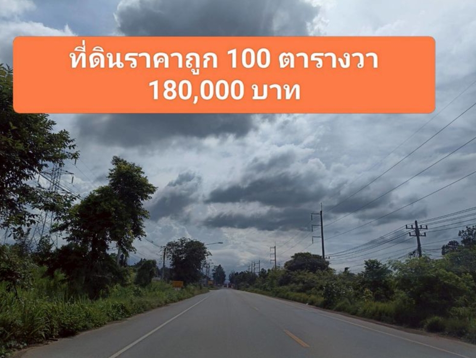 ขายที่ดินเงินผ่อน 100 ตรว. ราคา180,000บาท  รูปที่ 1