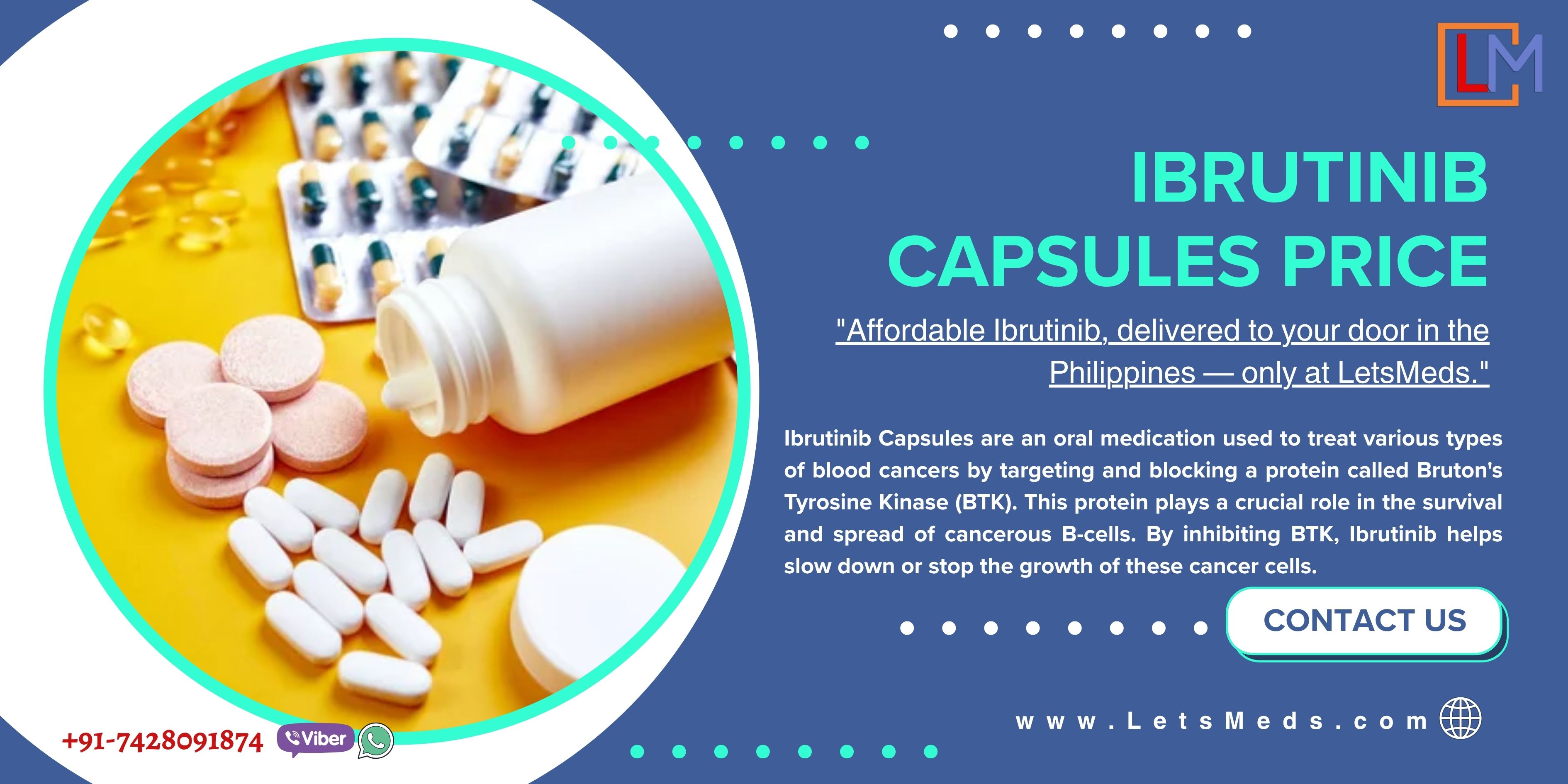 Ibrutinib Capsules Brands Price Online Manila รูปที่ 1