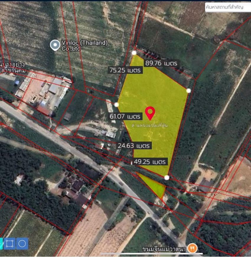 ที่ดินติดถนน ใกล้นิคม อนาคตไกลในเขต EEC  นิคมพัฒนา ระยอง 7-1-71 ไร่ รูปที่ 3