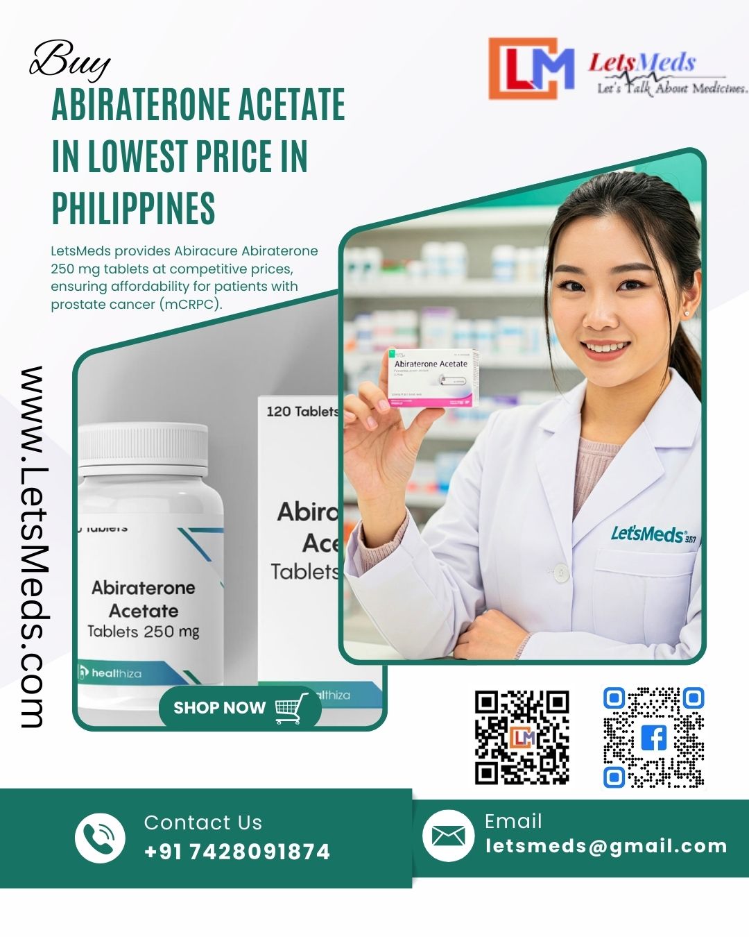 Affordable Abiraterone Acetate Tablets 250 mg Available Online in Philippines รูปที่ 3