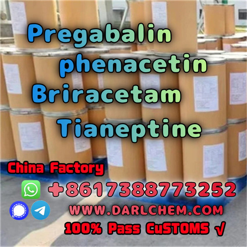 pregabalin Brivaracetam Tianeptine raw Powder crystal 148553-50-8 Low price รูปที่ 4