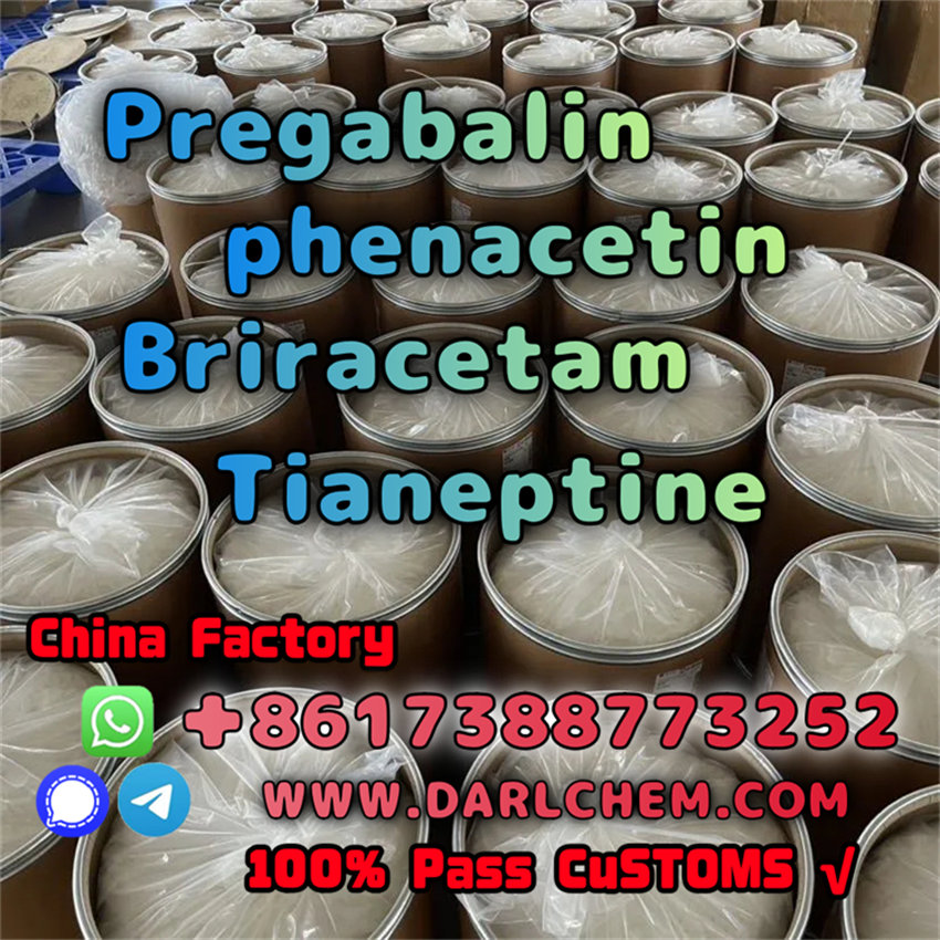 pregabalin Brivaracetam Tianeptine raw Powder crystal 148553-50-8 Low price รูปที่ 3