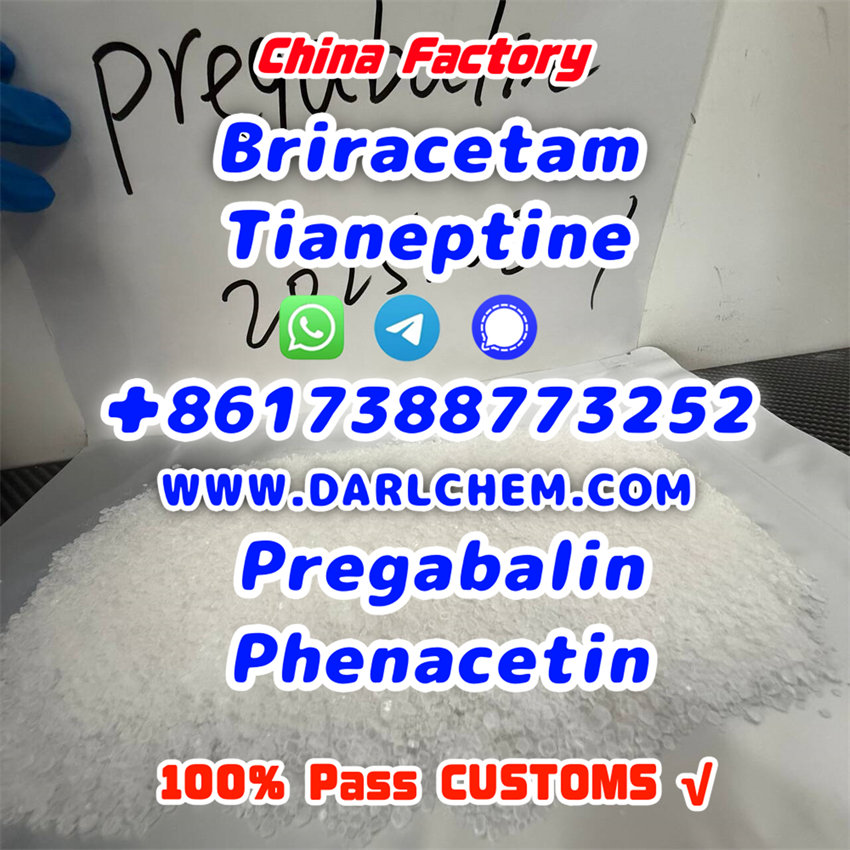 pregabalin Brivaracetam Tianeptine raw crystal powder crystal 148553-50-8 Best Price รูปที่ 6