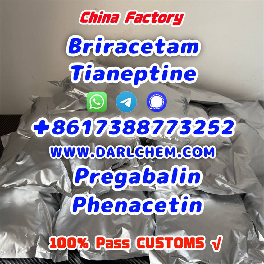 pregabalin Brivaracetam Tianeptine raw crystal powder crystal 148553-50-8 Best Price รูปที่ 3
