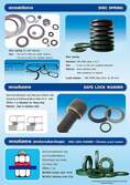 Snap ring for shaft DIN7993A Size 8-120 mm, แหวนล๊อกปลายเพลา Amecoil Schnorr