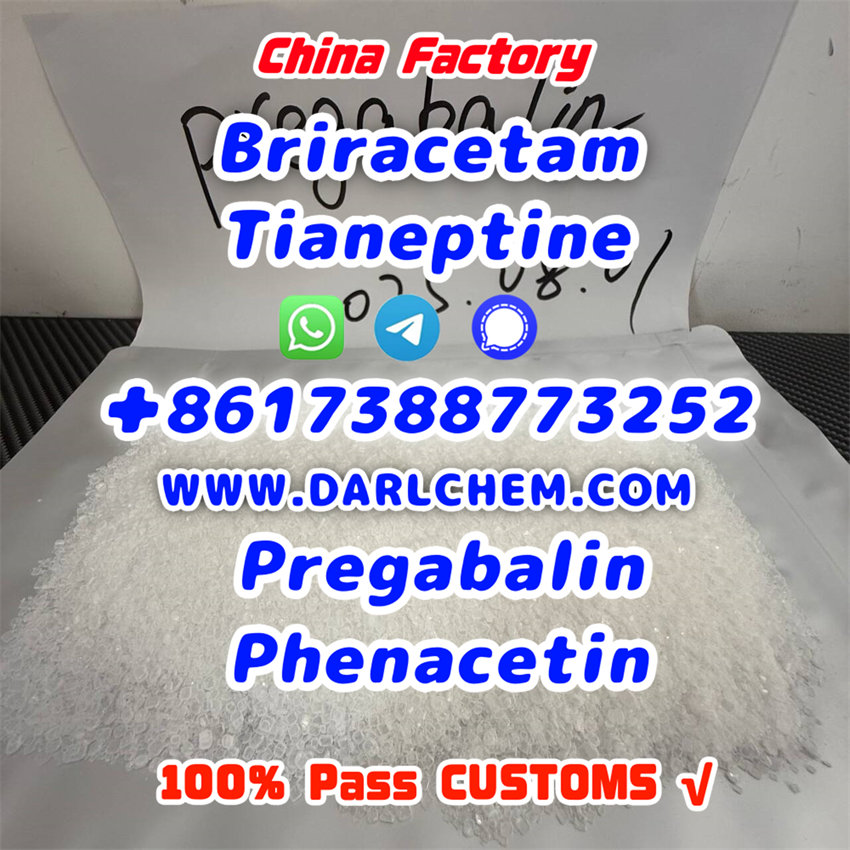 pregabalin Brivaracetam Tianeptine raw crystal powder 148553-50-8 Wholesale Price รูปที่ 6