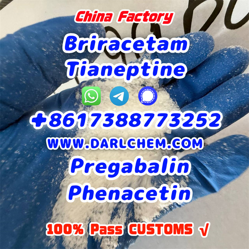 pregabalin Brivaracetam Tianeptine raw crystal powder 148553-50-8 Wholesale Price รูปที่ 4