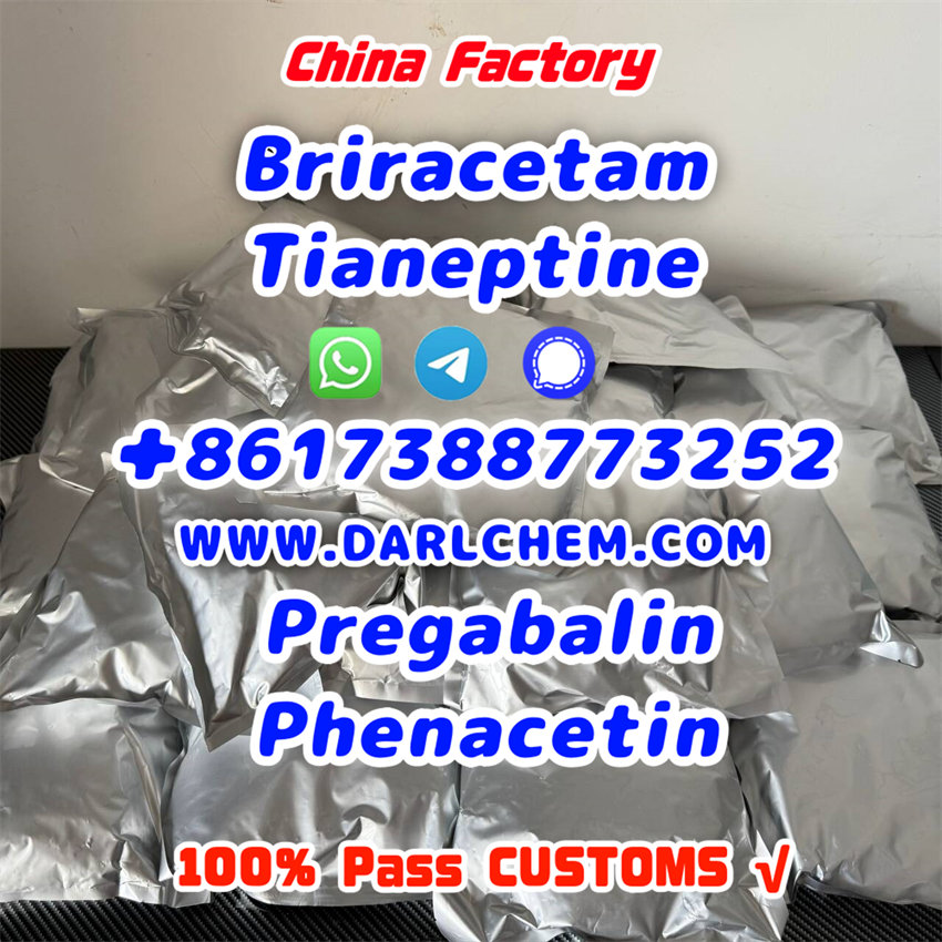 pregabalin Brivaracetam Tianeptine raw crystal powder 148553-50-8 Wholesale Price รูปที่ 3